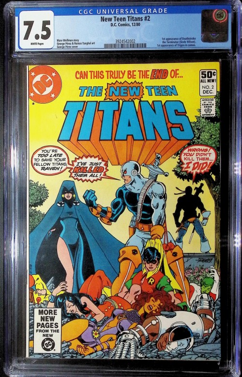 New Teen Titans #2 (1980) CGC 7.5