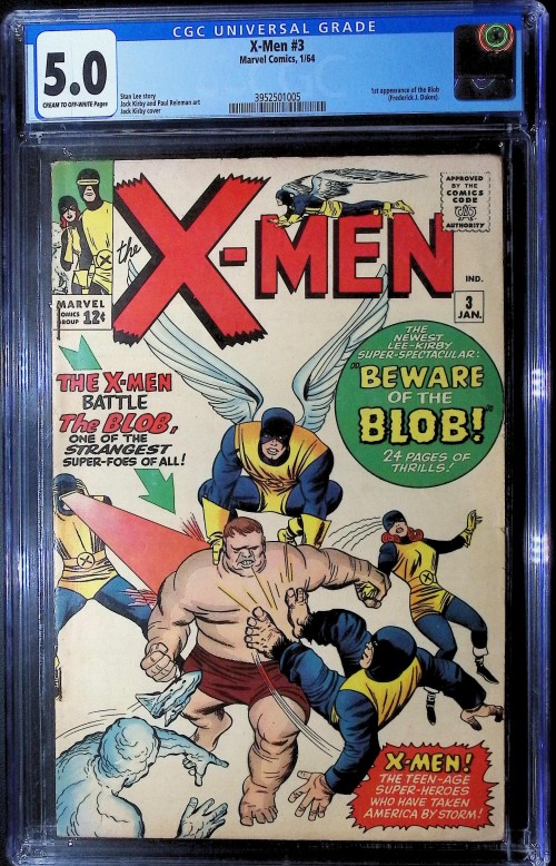 X-Men #3 (1963) CGC 5.0