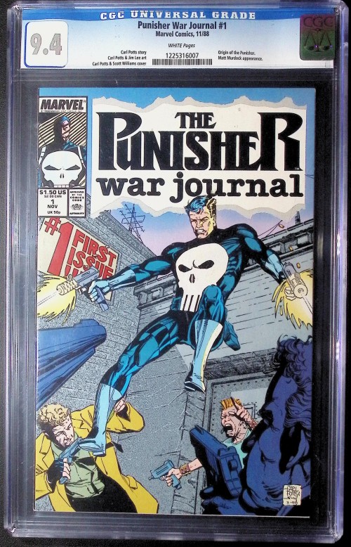 Punisher War Journal #1 (1988) CGC 9.4