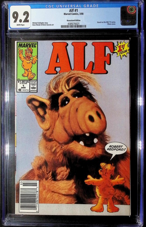 Alf #1 (1988) CGC 9.2 newsstand variant