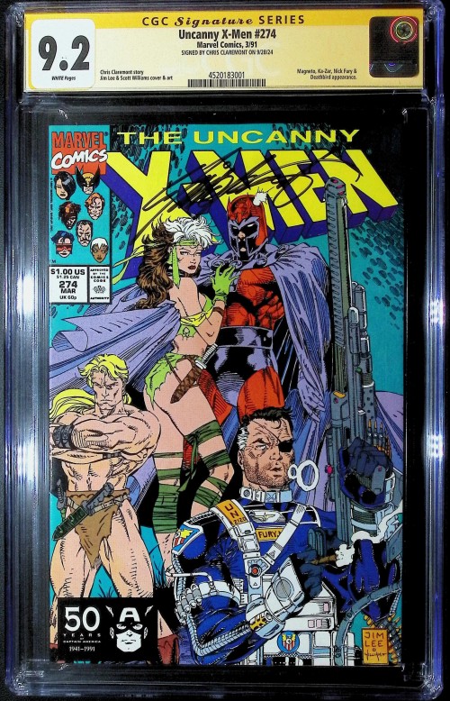 Uncanny X-Men #274 (1981) CGC 9.2 signed