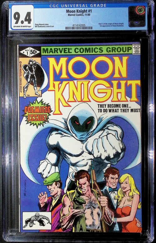 Moon Knight #1 (1980) direct market CGC 9.4