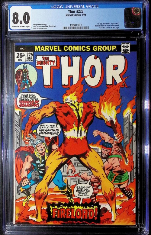 Thor #225 (1966) CGC 8.0
