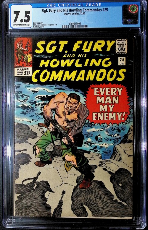 Sgt Fury #25 (1963) CGC 7.5