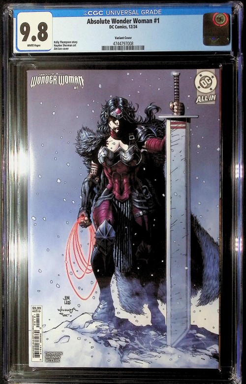 Absolute Wonder Woman #1 (2024) cover c lee variant CGC 9.8