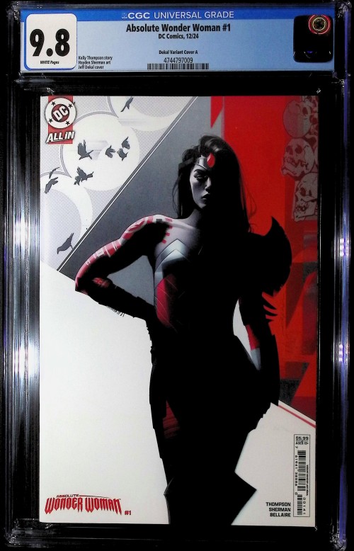 Absolute Wonder Woman #1 (2024) cover d dekal variant CGC 9.8