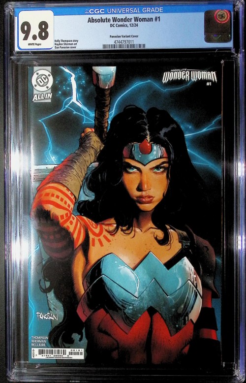 Absolute Wonder Woman #1 (2024) cover f panosian variant CGC 9.8