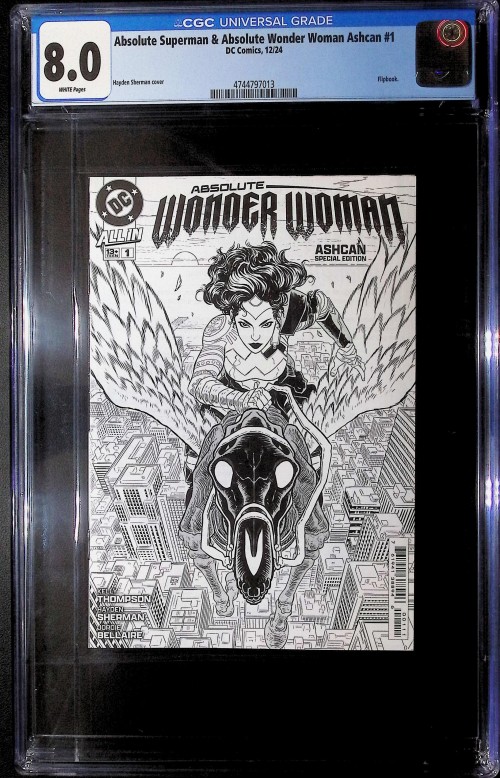 Absolute Superman Wonder Woman #1 (2024) nycc ashcan CGC 8.0