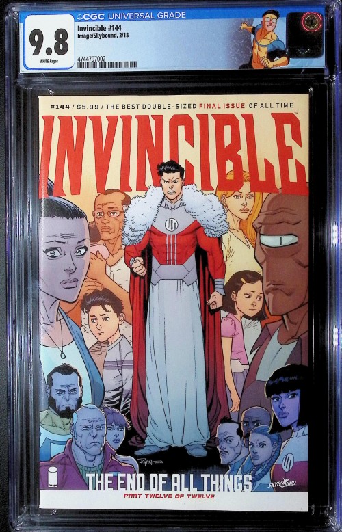 Invincible #144 (2003) cover a CGC 9.8