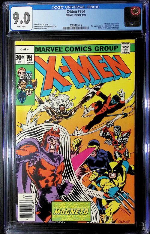 X-Men #104 (1963) CGC 9.0