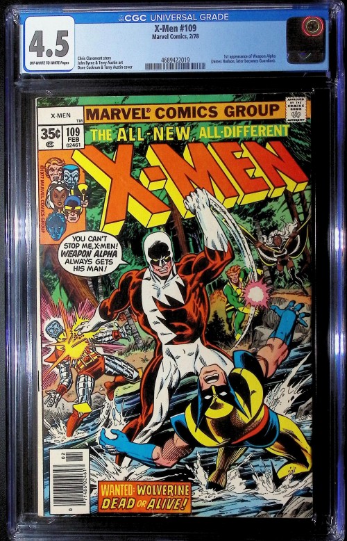 X-Men #109 (1963) CGC 4.5