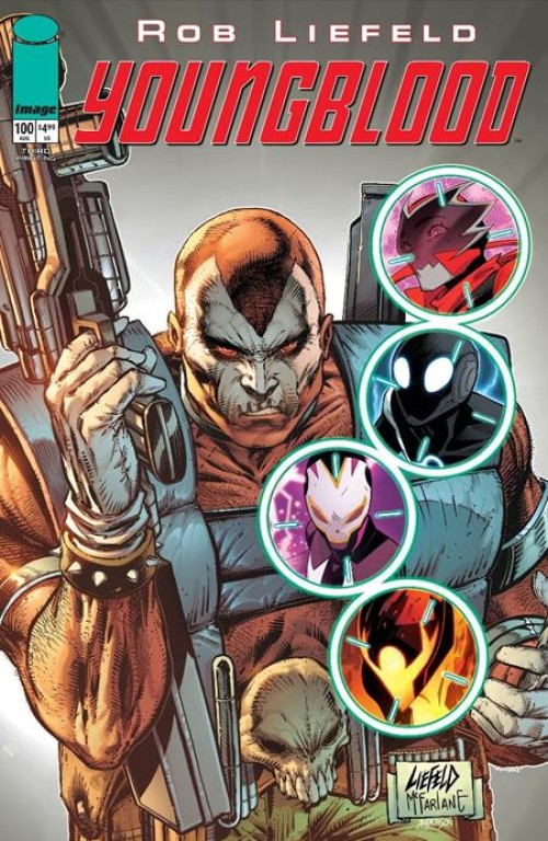 Youngblood #100 (2025) third print cover b