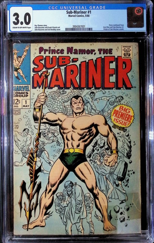 Sub-Mariner #1 (1968) cgc 3.0