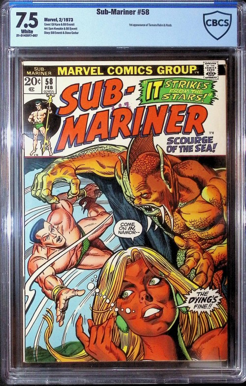 Sub-Mariner #58 (1968) CBCS 7.5
