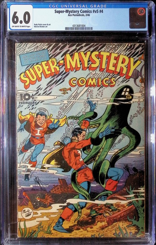 Super-Mystery Comics #4 (vol. 5) 1946 CGC 6.0