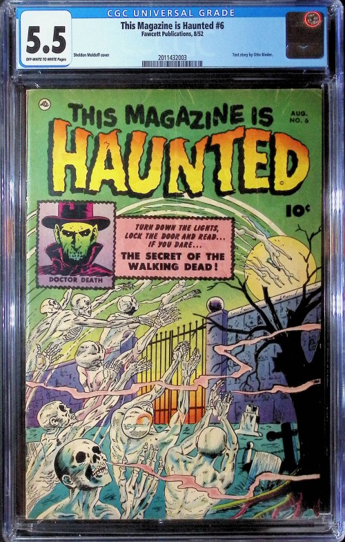 This Magazine Is Haunted #6 CGC 5.5