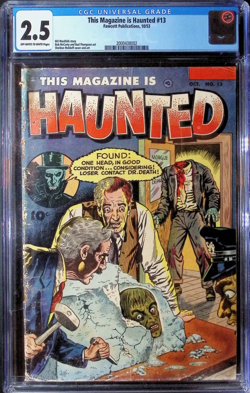 This Magazine Is Haunted #13 CGC 2.5