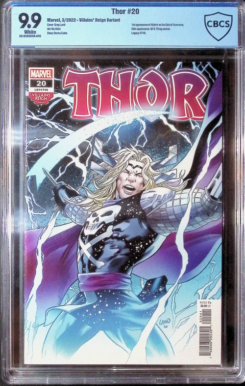 Thor #20 (2020) devils reign villiain variant CGC 9.9