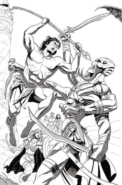 Altered States Warlords #3 (2026) cover l chapo line art virgin variant
