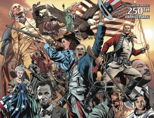 Redcoat #19 cover c hitch usa 250th anniversary wraparound variant