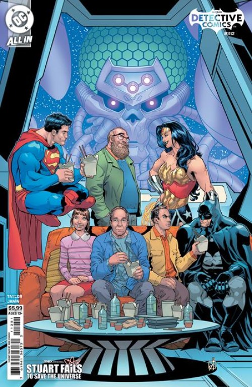 Detective Comics #1112 cover e izaakes stuart fails to save the universe variant