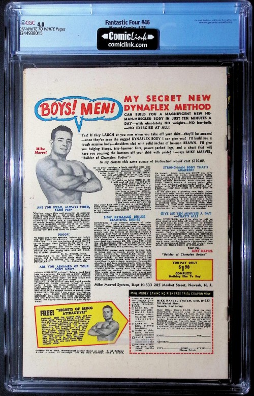 Fantastic Four #46 (1961) CGC 4.0