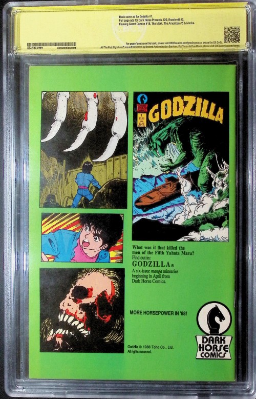 Aliens #1 (1988) CBCS 8.5 signed