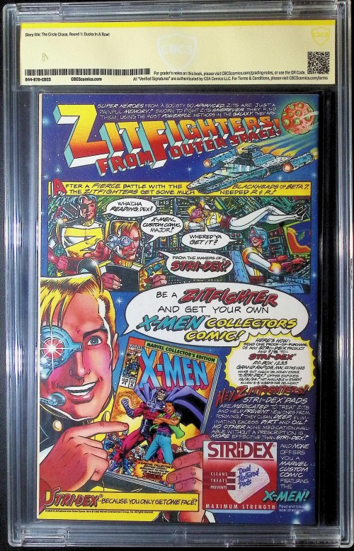 Deadpool The Circle Chase #1 (1993) CBCS 9.6 signed