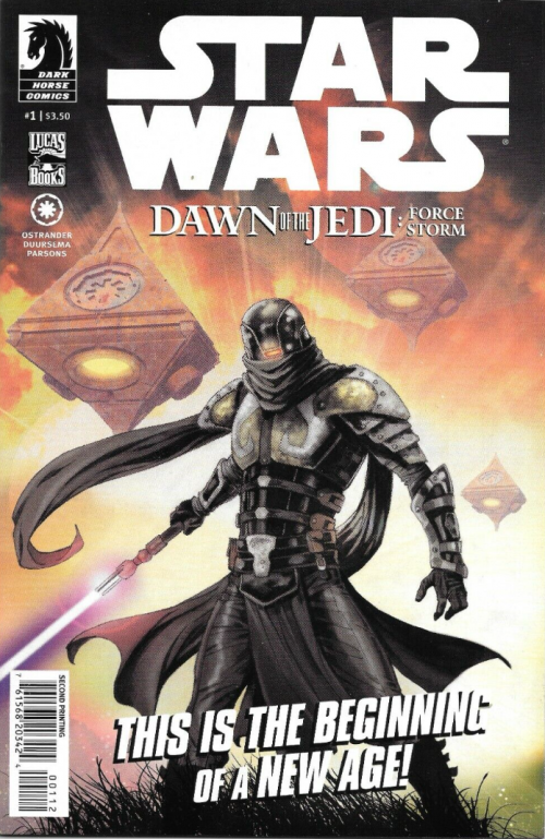 Star Wars Dawn of the Jedi Force Storm #1 2nd print