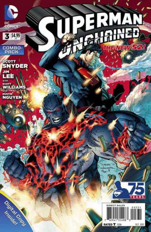 Superman Unchained #3 (2013) combo pack