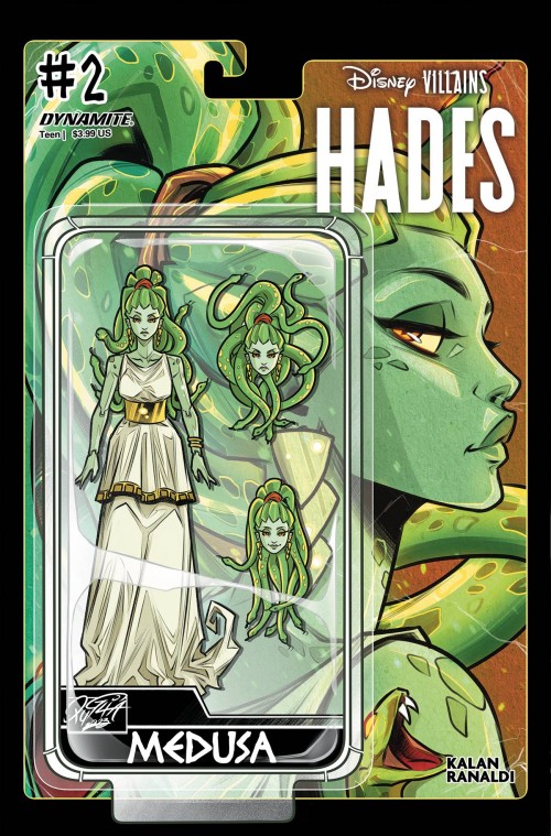 Disney Villains Hades #2 cover e action figure