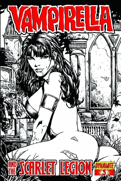 Vampirella Scarlet Legion #3 (2011) variant cover b