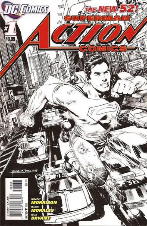 Action Comics #1 (2011) b&w variant