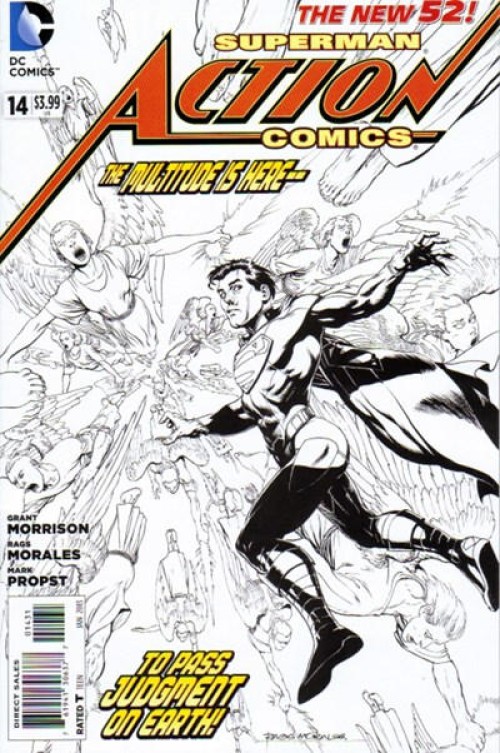 Action Comics #14 (2011) b&w variant