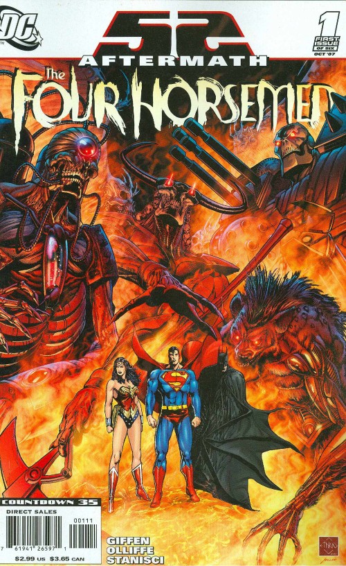 52 Aftermath Four Horsemen #1-6 comic set