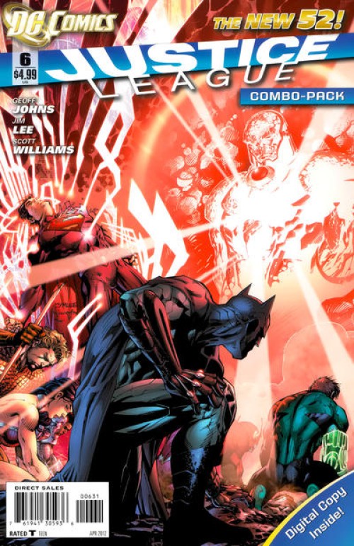 Justice League #6 (2011) combo pack