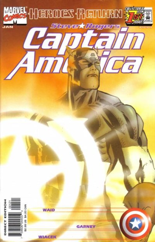 Captain America #1 (1998) sunburst variant