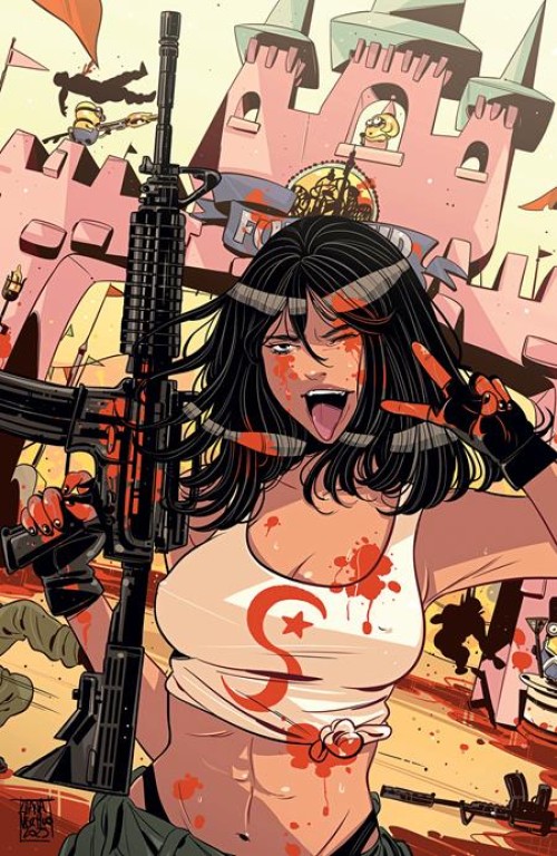Calexit The Battle Of Universal City #2 cover d pocetta virgin variant