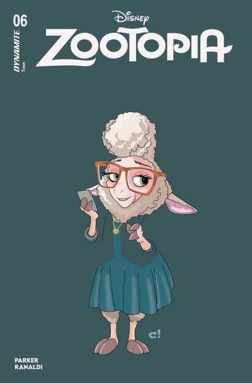 Zootopia #6 (2025) cover c rousseau color bleed