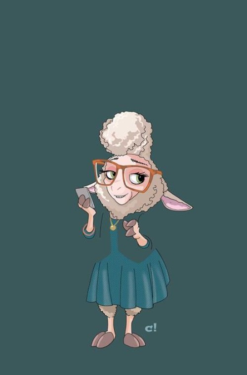 Zootopia #6 (2025) cover h rousseau virgin variant