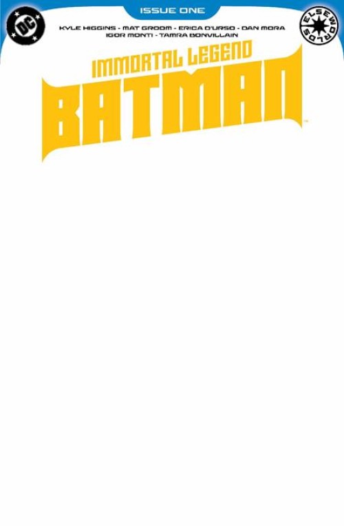 Immortal Legend Batman #1 (2025) cover d blank variant