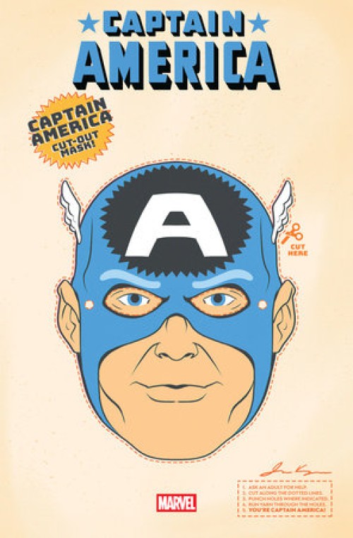 Captain America #3 (2025) retro halloween mask variant