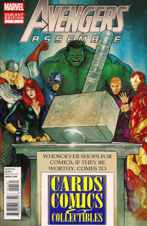 Avengers Assemble #1 (2012) cards comics & collectibles cover