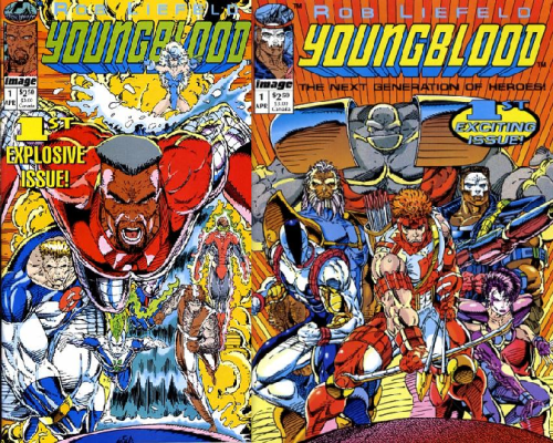 Youngblood #1 (1992) sentinel corner box