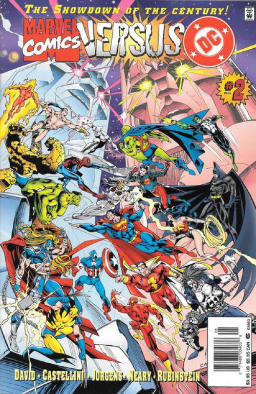 DC vs Marvel #2 (1996) newsstand edition