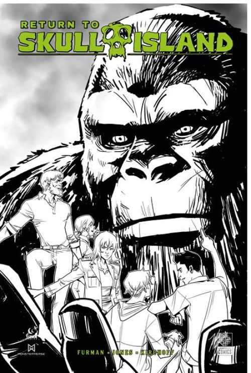 Return To Skull Island #3 (2025) cover d miyazawa b&w variant