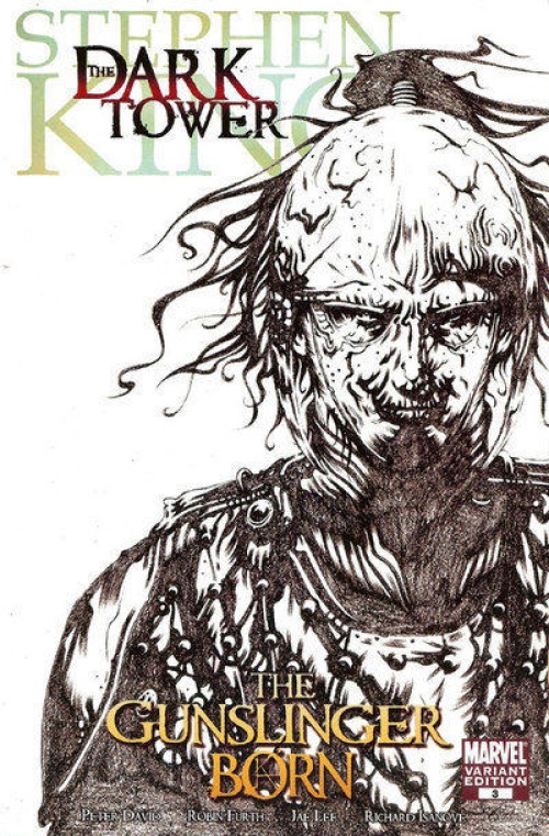 Dark Tower Gunslinger Born #3 (2007) Jae Lee Sketch variant