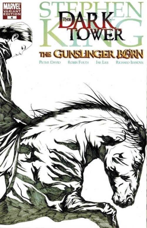 Dark Tower Gunslinger Born #4 (2007) Jae Lee Sketch variant