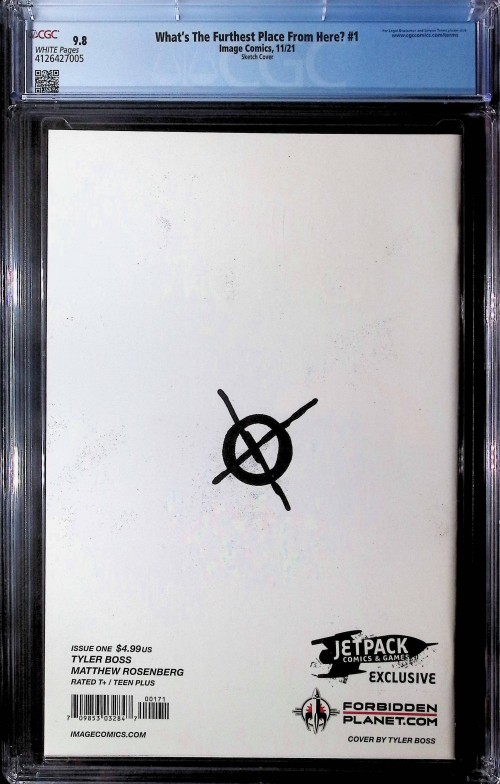 Whats The Furthest Place From Here #1 CGC 9.8 exclusive
