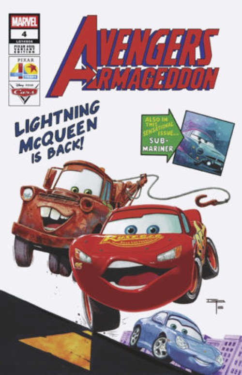 Avengers Armageddon #4 (2026) peralta pixar 40th variant